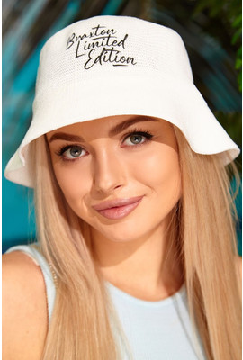 Белая вязаная панама Braxton Limited Edition 4964