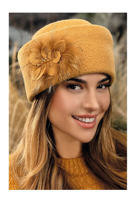 Шерстяная шапка-кубанка Кесава (Kesava) 765 горчичный