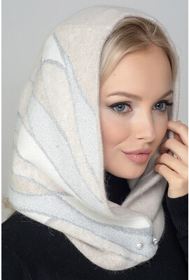 Капор Холлі 5202 льон+срібло