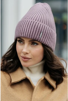 В'язана шапка Тіна 490-070 пильна троянда