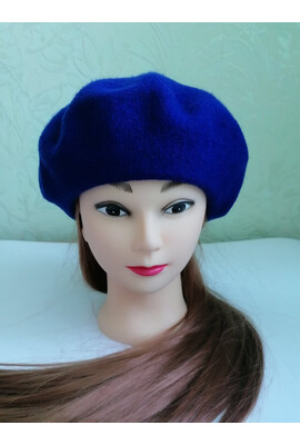 Классический берет из валяной шерсти Tonak Флора электрик