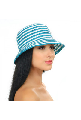 ЛЕТНЯЯ ШЛЯПКА - 076 бирюзовый