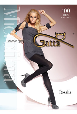 Тёплые колготки большого размера - Rosalia 100 den 5-xl